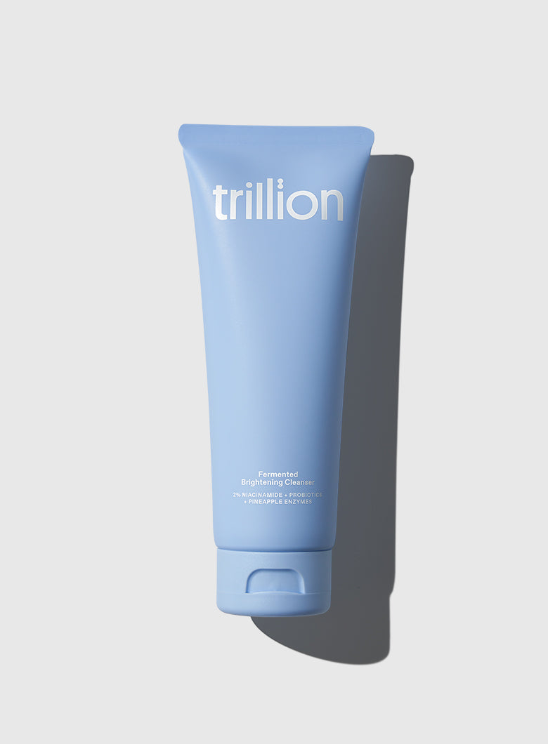 Trillion fermented brightening cleanser product packaging